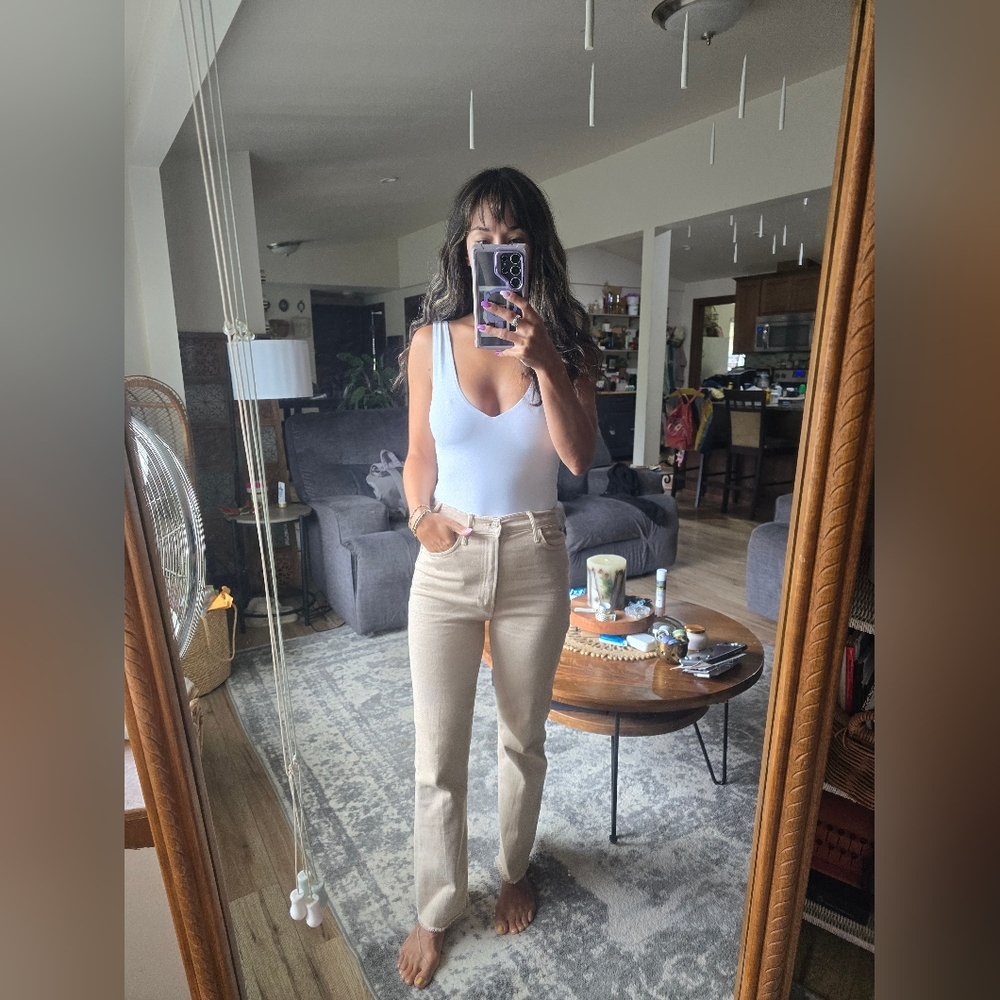 MOTHER The Hustler Ankle Heirloom Flare Wide Leg Size 24